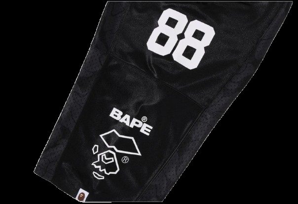 SOLID CAMO MULTI LOGO RELAXED FIT FOOTBALL JERSEY